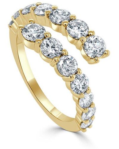 Sabrina Designs 14k 1.97 Ct. Tw. Diamond Cross-over Ring - Metallic