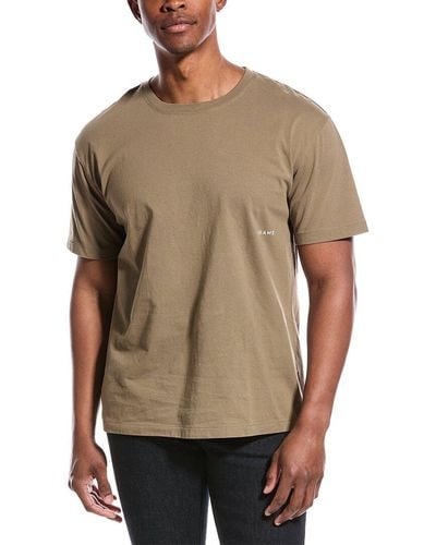 FRAME Relaxed Vintage Washed T-shirt - Natural