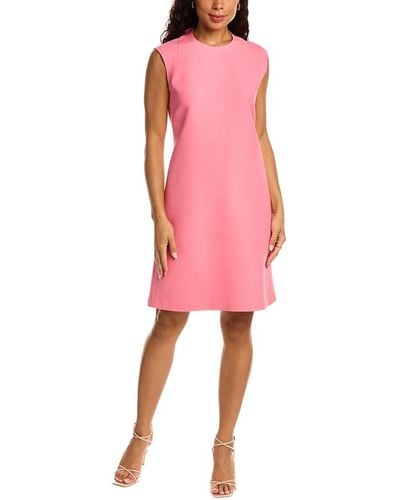 Lafayette 148 New York Wool & Silk-blend Shift Dress - Pink