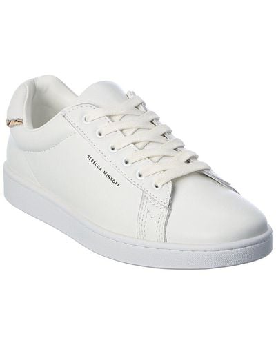 Rebecca Minkoff Stacey Leather Sneaker - White