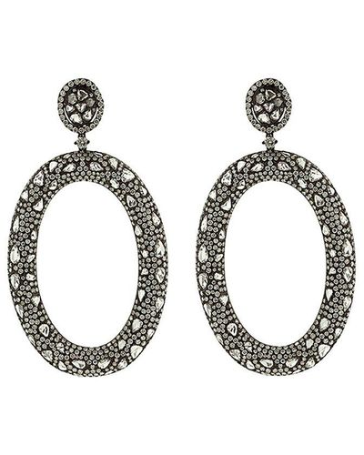 Diana M. Jewels Fine Jewelry 18k 17.97 Ct. Tw. Diamond Earrings - Metallic