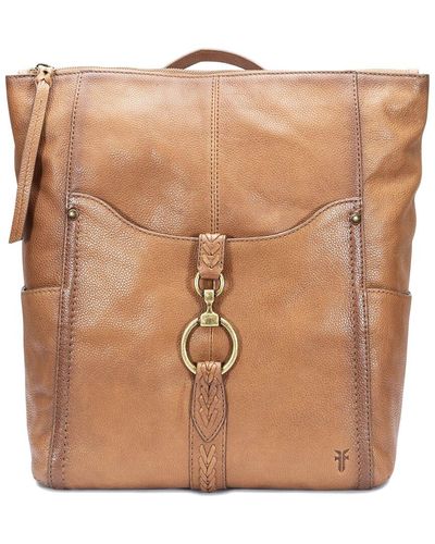 Frye Naomi Leather Backpack - Brown