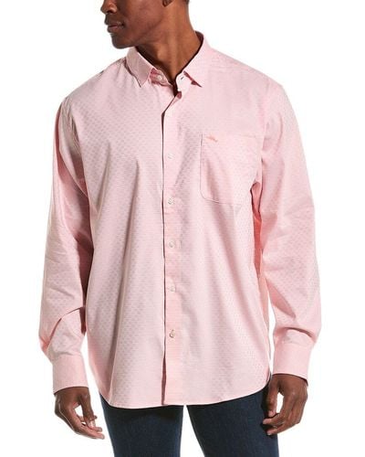 Tommy Bahama Sarasota Stretch Ventura Isles Shirt - Pink