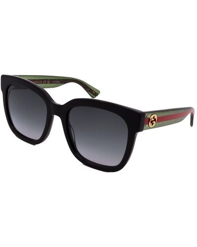Gucci Unisex GG0034SN 54mm Sunglasses - Black