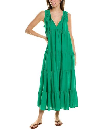 9seed Core Maxi Dress - Green