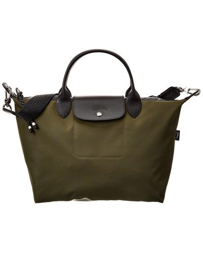 Longchamp Le Pliage Energy Canvas Shoulder Bag - Brown