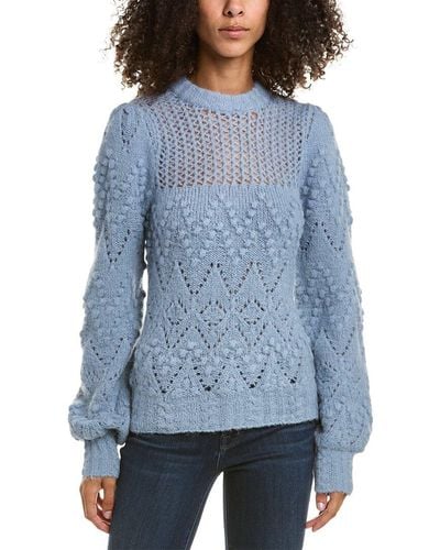Nicholas Svana Wool & Alpaca-blend Sweater - Blue