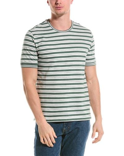 Ted Baker Vadell Regular Fit Pique Linen-blend T-shirt - Green