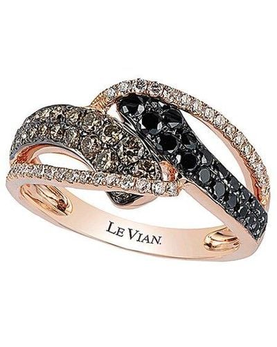 Le Vian Le Vian Exotics 14k Rose Gold 0.94 Ct. Tw. Diamond Ring - White