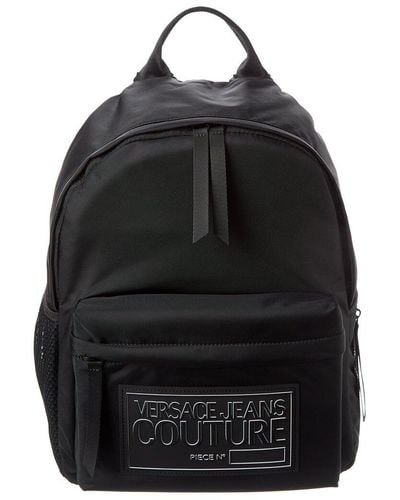 Versace Range Box Logo Backpack - Black