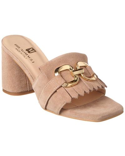 M by Bruno Magli Neve Suede Sandal - Natural