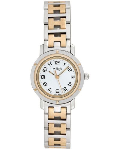 Hermès Clipper Watch, Circa 2000S (Authentic Pre-Owned) - Metallic