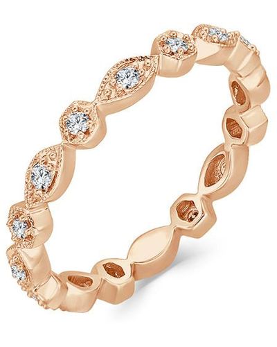 Sabrina Designs 14k Rose Gold 0.24 Ct. Tw. Diamond Ring - Metallic