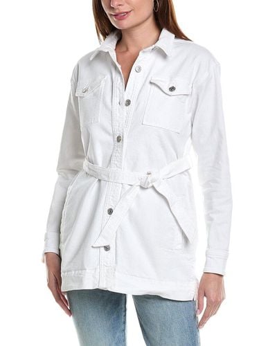 7 For All Mankind Leisure Jacket - White