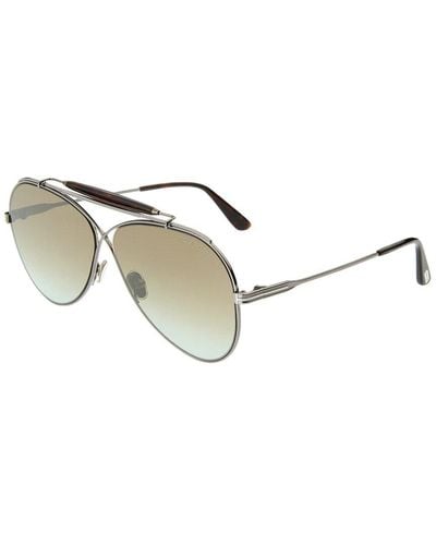 Tom Ford Ft0818 60mm Sunglasses - Metallic