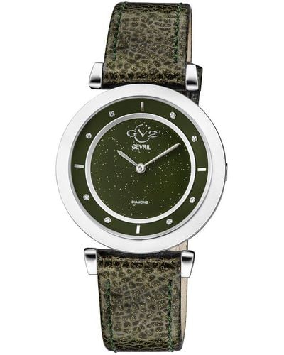 Gv2 Lombardy Diamond Swiss Watch - Multicolour