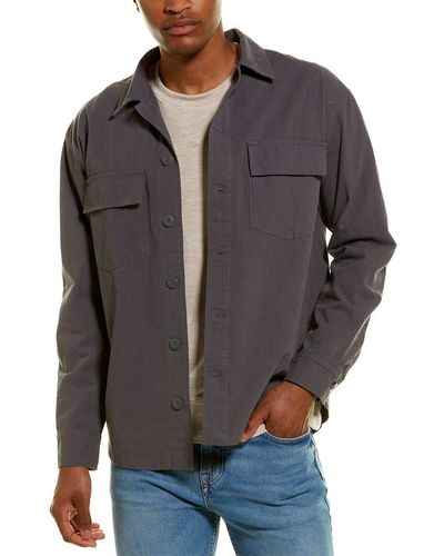 Monrow Shirt Jacket - Gray