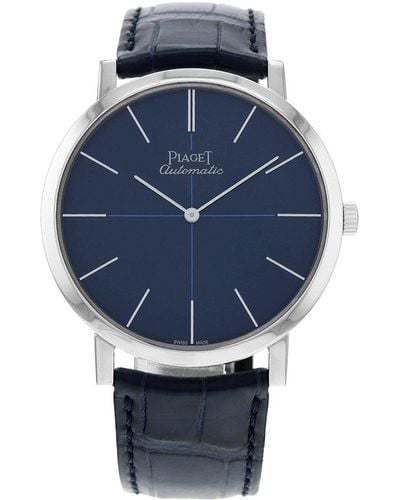 Piaget Altiplano Watch, Circa 2021 (Authentic Pre-Owned) - Blue