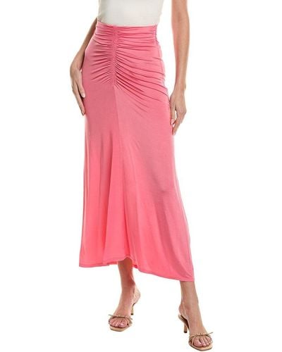 A.L.C. Aureta Midi Skirt - Pink