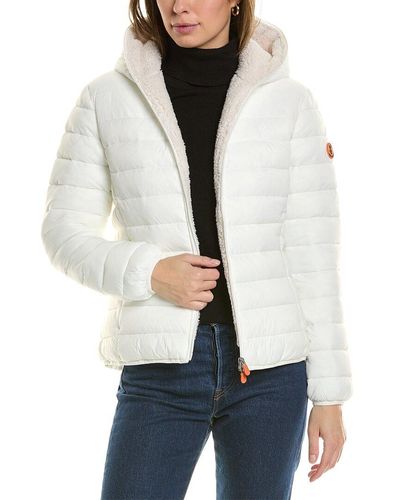 Save The Duck Gwen Short Jacket - White