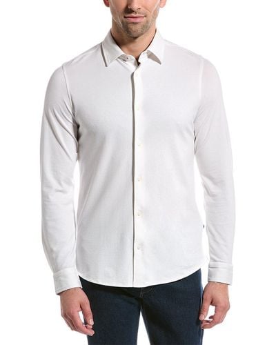 Ted Baker Rigby Pique Shirt - White