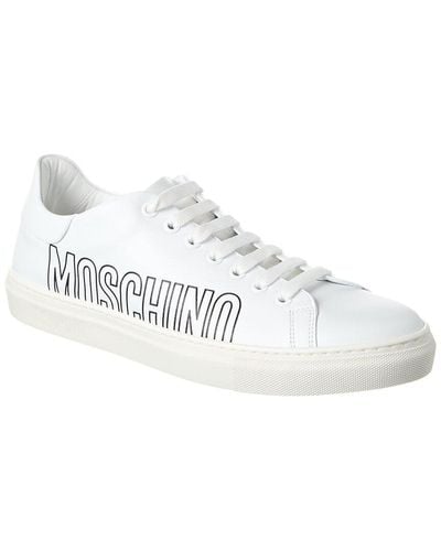 Moschino Leather Sneaker - Metallic