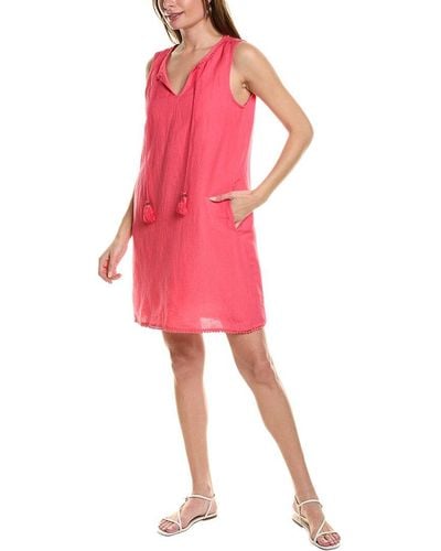 Tommy Bahama St. Lucia Linen-blend Shift Dress - Red