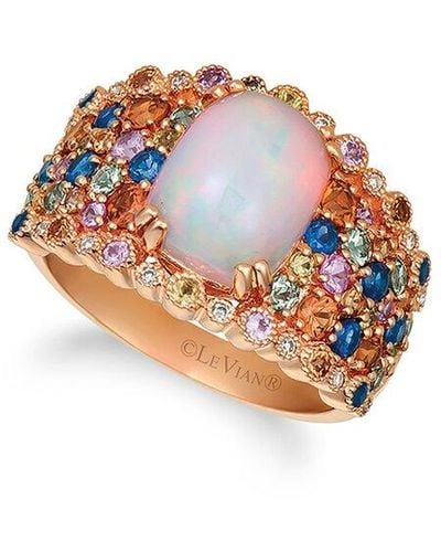 Pascia diamante opal ring - Metallic