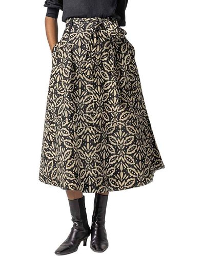 Lilla P Belted Skirt - Multicolour