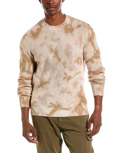 Rag & Bone Dexter Tie-dye Crewneck Sweater - Natural