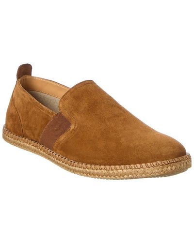 Warfield & Grand Jetti Suede Loafer - Brown