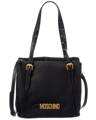 LOVE MOSCHINO: tote bags for woman - White | Love Moschino tote bags  JC4166PP0HKV1 online at GIGLIO.COM