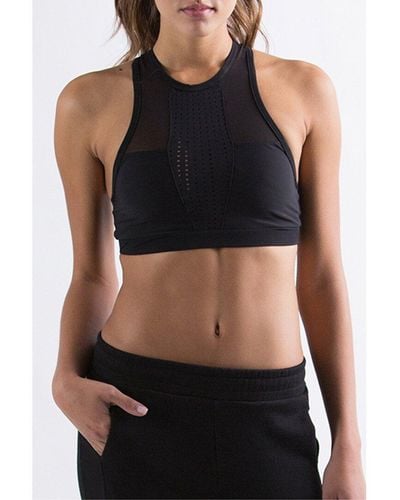 Athletic Propulsion Labs The Perfect Crop Top Sports Bra - Black