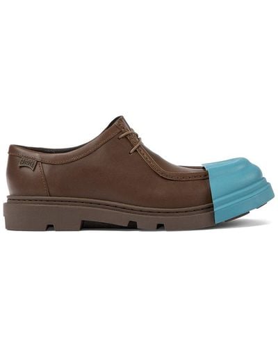 Camper Junction Leather Wallabee - Brown