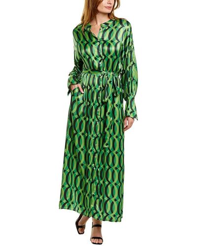 HOST&VAR Oversized Midi Dress - Green