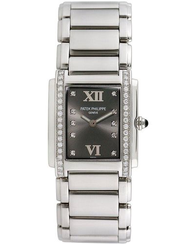 Patek Philippe Twenty-4 Diamond Watch, Circa 2000S (Authentic Pre-Owned) - Grey
