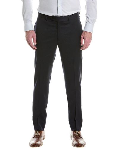 Brooks Brothers Slim Wool Suit Pant - Black