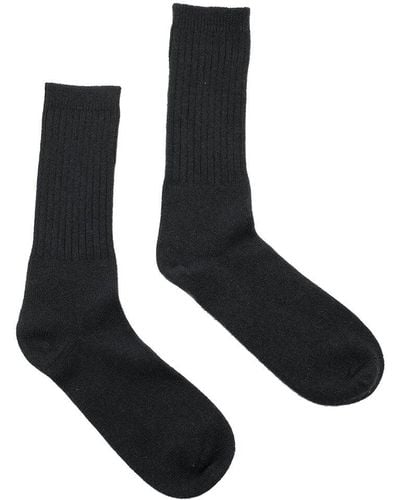 Portolano Ankle Socks - Black