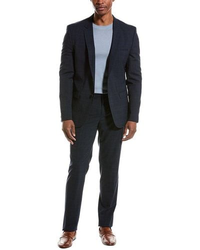 BOSS 2pc Wool-blend Suit - Black