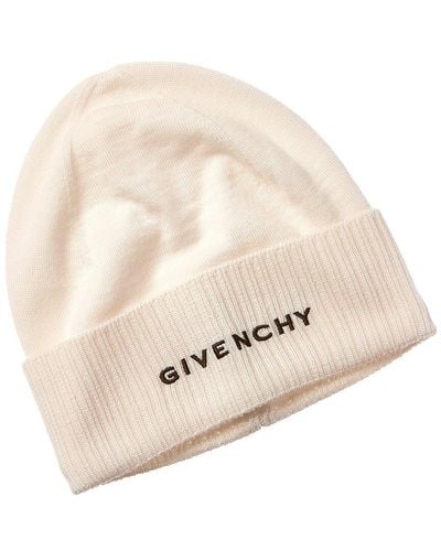 Givenchy 4g Wool Beanie - Natural
