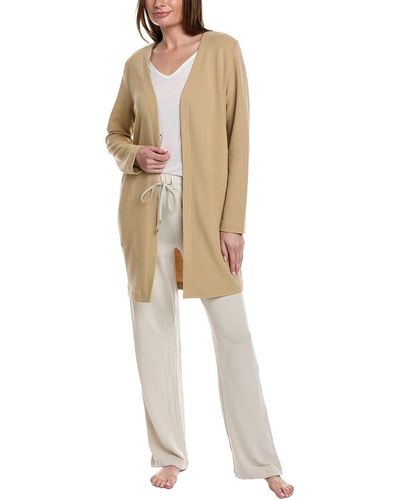 Hanro Pure Comfort Cardigan - Natural