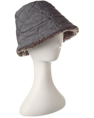 Adrienne Landau Reversible Bucket Hat - Gray