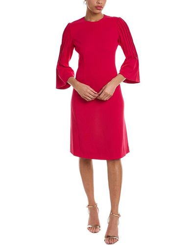 Teri Jon Sheath Dress - Red