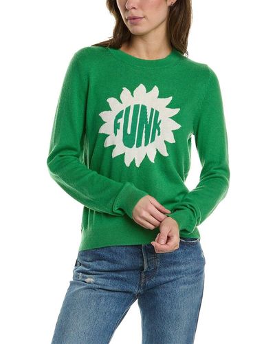 Chinti & Parker Funk Cashmere-blend Sweater - Green