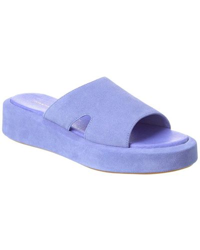 INTENTIONALLY ______ Ina Suede Sandal - Blue