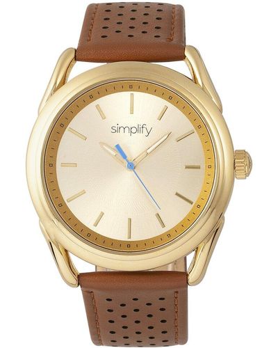 Simplify Unisex The 5900 Watch - Metallic