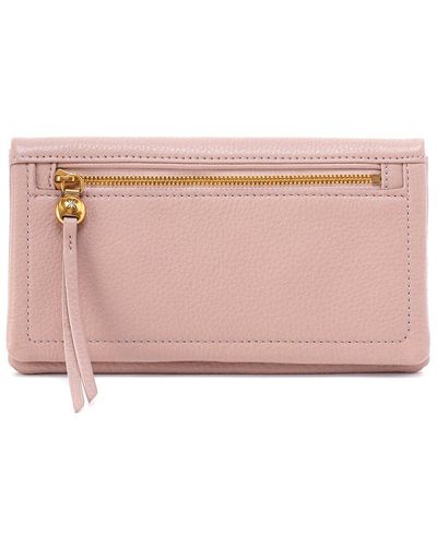 Hobo International Lumen Leather Continental Wallet - Pink