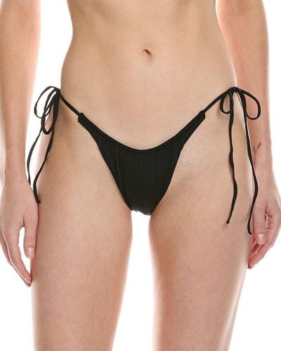 Monica Hansen Miami Vice High-cut Bikini Bottom - Brown