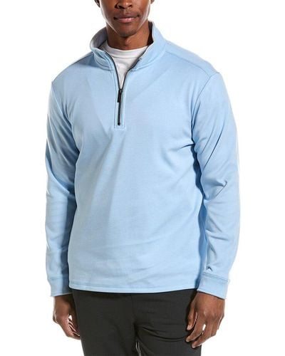 Magaschoni 1/4-zip Pullover - Blue