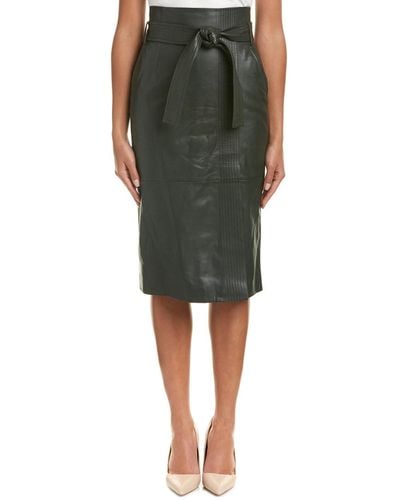 ESCADA Leather Skirt - Black